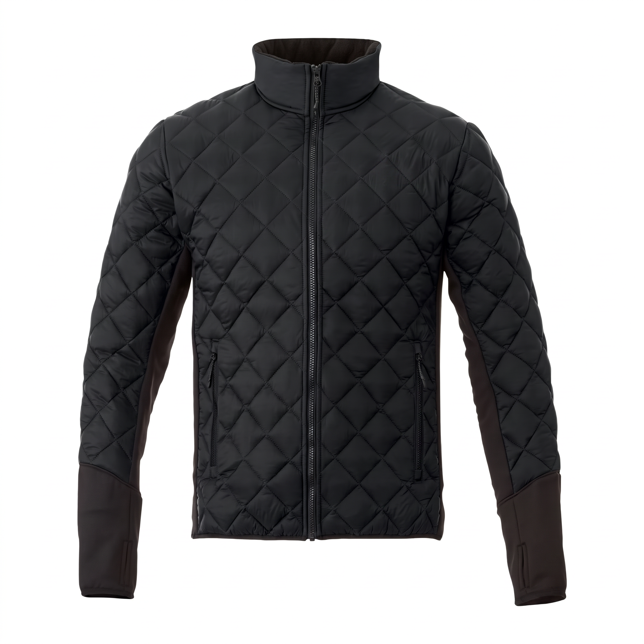 Elevate Men's ROUGEMONT Hybrid Insulated Jacket in BLACK/BLACK
